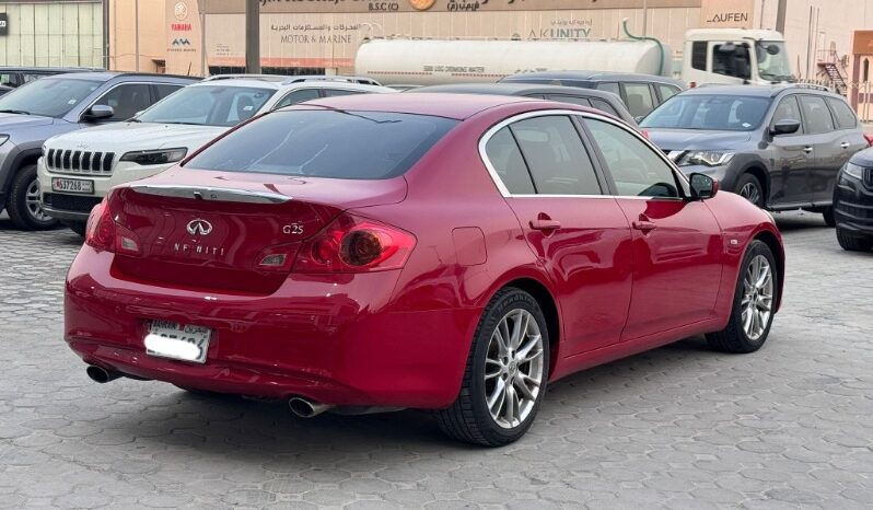 Infiniti G25 2012 full